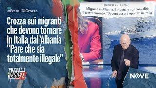 Crozza sui migranti che devono tornare in Italia dall'Albania "Pare che sia totalmente illegale"