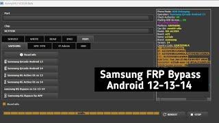 Samsung FRP Bypass Android 14-13 ( Free Tool )  Samsung New Method FRP Remove