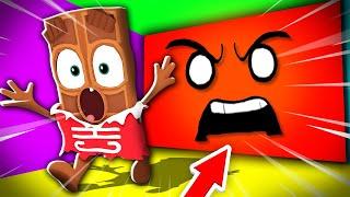  УБЕГИ От *КРАСНОЙ* СТЕНЫ в ROBLOX ! ЧОКО