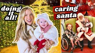 very special santa visit + christmas lights takeover (finally)  VLOG