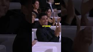 Cristiano Ronaldo really trolled the Ballon d'Or at the Globe Soccer Awards. 