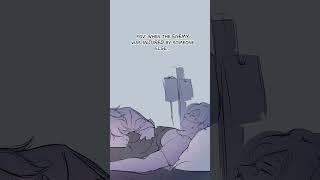 The villain is hurt and the hero won’t leave his side… #art #mmromance #heroxvillain #bl #angsty