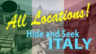 CS:GO Hide & Seek Italy All Locations, Secrets, and Hidden Areas!