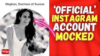 Embarrassing:Celebrities REFUSE to Follow Meghan's Instagram Account