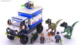 LEGO Jurassic World Raptor Rampage review! set 75917