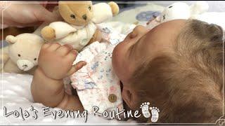 Reborn Life| Reborn Evening Routine With Baby Lola - Relaxing Reborn Video