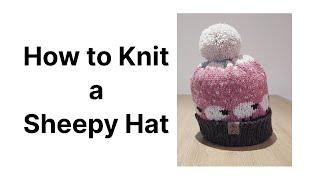 Sheepy Hat Knitting Tutorial (beginner/intermediate)