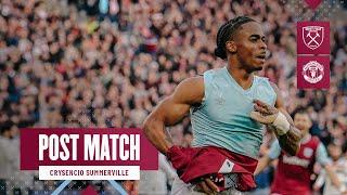 "We Can Build On This" | West Ham 2-1 Manchester United | Crysencio Summerville | Post Match