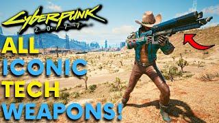 Cyberpunk 2077 - All Secret FREE Iconic Tech Weapons! (Locations & Guide)