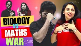 Biology Vs Maths | Archana Miss Vs Allen sir again | Menti WAR  | Exam Winner ️