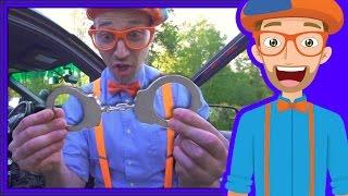 Police Cars for Children with Blippi | Educational Videos for Kids