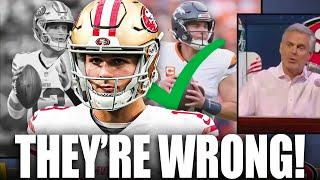 Why 49ers HATERS Are Wrong Brock Purdy - Especially Colin Cowherd