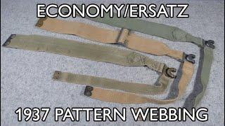 Some Economy/Ersatz British 1937 Pattern Web Equipment