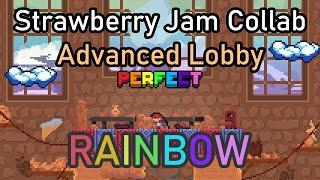 Strawberry Jam Collab Advanced Lobby All Maps Full Clear Silver + Golden + Rainbow Berry