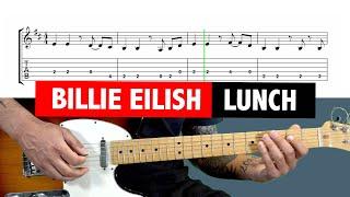 Billie Eilish - Lunch - EASY GUITAR TUTORIAL + TAB