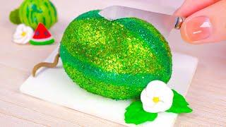  Ide Resep Kue Semangka Miniatur Terkeren Mini Watermelon Cake ASMR