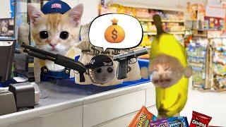 Banana Cat Encounters a Robbery[FULL EPISODE]