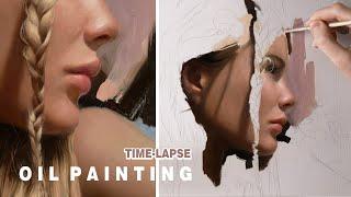 PAINTING TIME-LAPSE || “Moments in time” oil on canvas