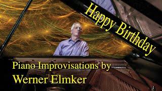 Birthday Song Improvisation by Werner Elmker, piano [HQ]