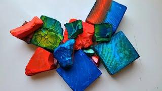 Vibrant Soft BSN Gym Chalk Crush  ASMR  Oddly Satisfying  Repost 