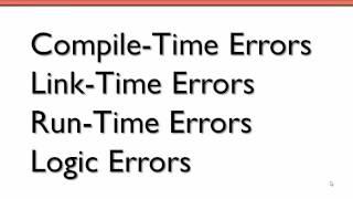 Programming Errors (C++)