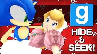 Gmod: Princess Peach's Castle! (Garry's Mod Hide and Seek - Comedy Gaming)