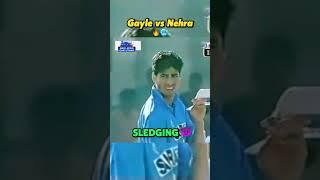 Chris Gayle vs Ashish Nehra  #shorts #viral