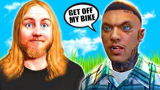 TROLLING A SALTY BIKER GANG... GTA 5 RP