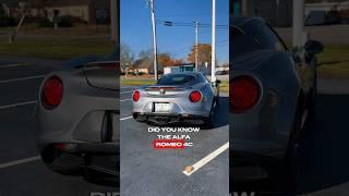 CHEAPEST SUPERCAR IN THE WORLD #alpharomeo #4c