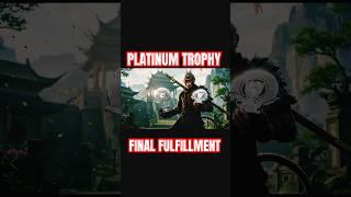 Black Myth: Wukong Platinum Trophy Final Fulfillment #blackmythgame #gaming #videogames #blackmyth