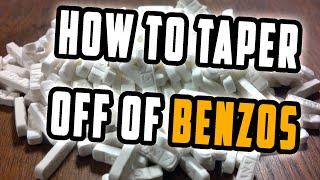 How to taper off of benzos