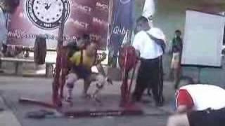 Zest Power Gym: 2007 POF-CNL - Tony 185kg Squat