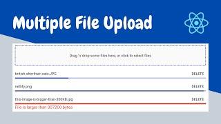 React File Upload Tutorial with Drag-n-Drop and ProgressBar