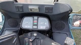 BMW K 1100 LT (K1100LT, 1995): start engine, sound, walkaround