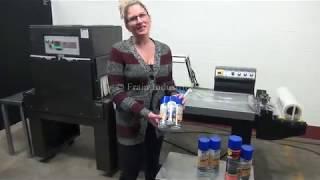 Preferred Packaging Semi-Automatic L-Bar Sealer and Shrink Tunnel Demonstration