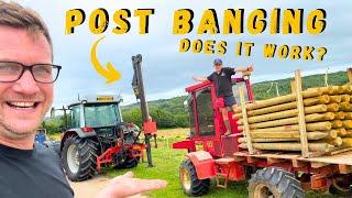 It’s Time to Test Our Quantock Post Banger - Do our mods work? Farm Fencing!