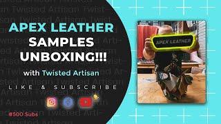 Apex Leather Samples Getting Unboxed With In-depth Description!!! Automotive Grade Leather.