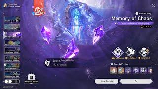 E2S1 Castorice and E0S1 The Herta clears Memory of Chaos 12 - Honkai: Star Rail 3.2