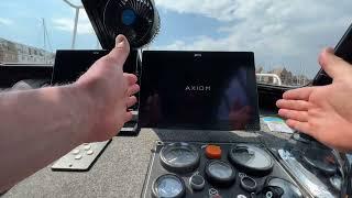 Factory reset of a Raymarine Axiom 12 RV MFD