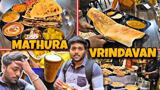 Eating Mathura & Vrindavan street FOOD for full day | Kachori, Lassi, Tikki, Dhokla | Yash Rohatgi