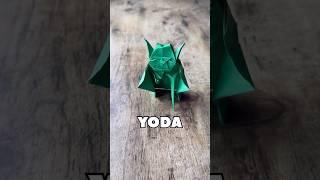 PRO LEVEL ORIGAMI YODA FROM STAR WARS TUTORIAL | DIY YODA FROM PAPER | GROGU MANDALORIAN CRAFTS