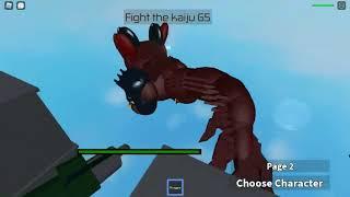 Fighting kaijus in roblox! || Roblox Kaiju Attack Simulator