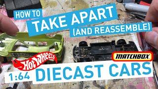 How to Take Apart Hot Wheels and Matchbox Diecast Cars and How to Put Them Back Together ASMR