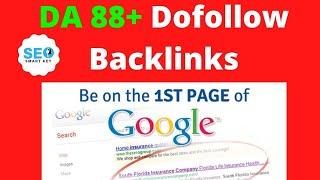 88+ DA Dofollow Backlinks - Instant Approval Backlinks 2021 - Article or Blog Submission