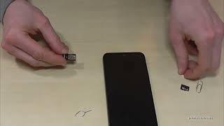 Samsung Galaxy A54 5G: How to insert the SIM card? Tutorial for the SIM cards