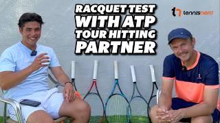 I tested racquets with ATP hitting partner Christian Buechi (plus interview and Q&A)