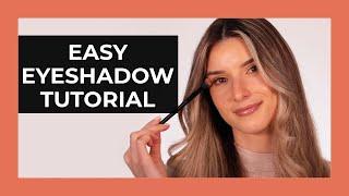 Beginner's everyday eyeshadow tutorial in 5 minutes