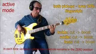 NEWS NOVITA' Markbass JP4 gold 4 string bass - Sound Review