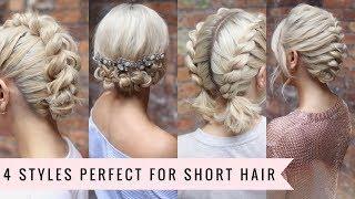 4 Ways to Style SHORT Hair by SweetHearts Hair