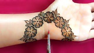 Very beautiful front hand mehndi design | Latest mehndi | Arabic mehandi design | Mehndi designs .